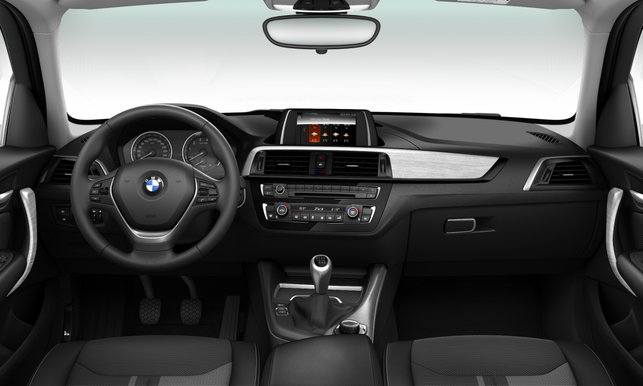 Interior of BMW 120i (F20 (MUE)), VIN WBA1S110805D17997