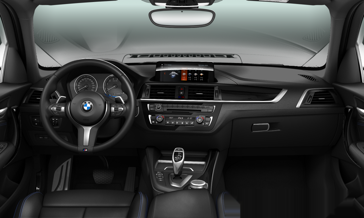 Interior of BMW 125i (F20 (MUE)), VIN WBA1S320707A57476