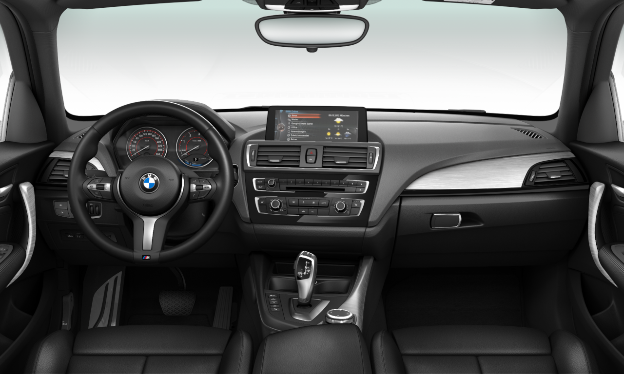 Interior of BMW 118d (F20 (MUE)), VIN WBA1S520305B26025