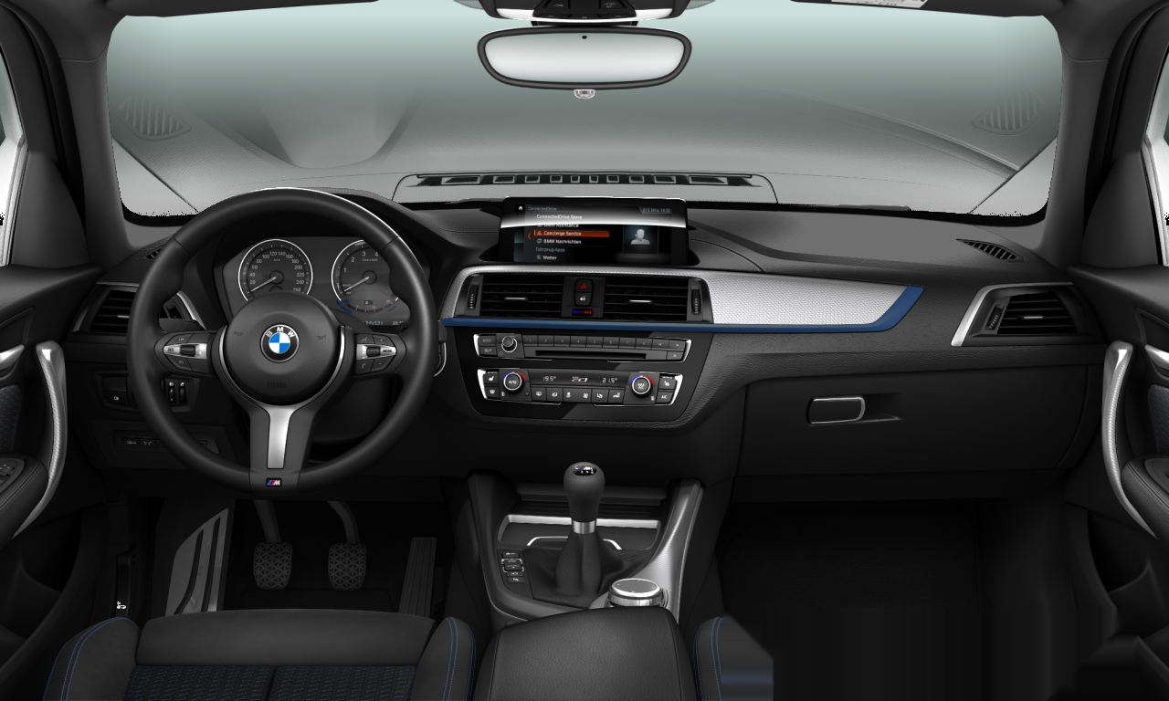 Interior of 2017 BMW M140i (F20 (MUE)), VIN WBA1S91010VA08886