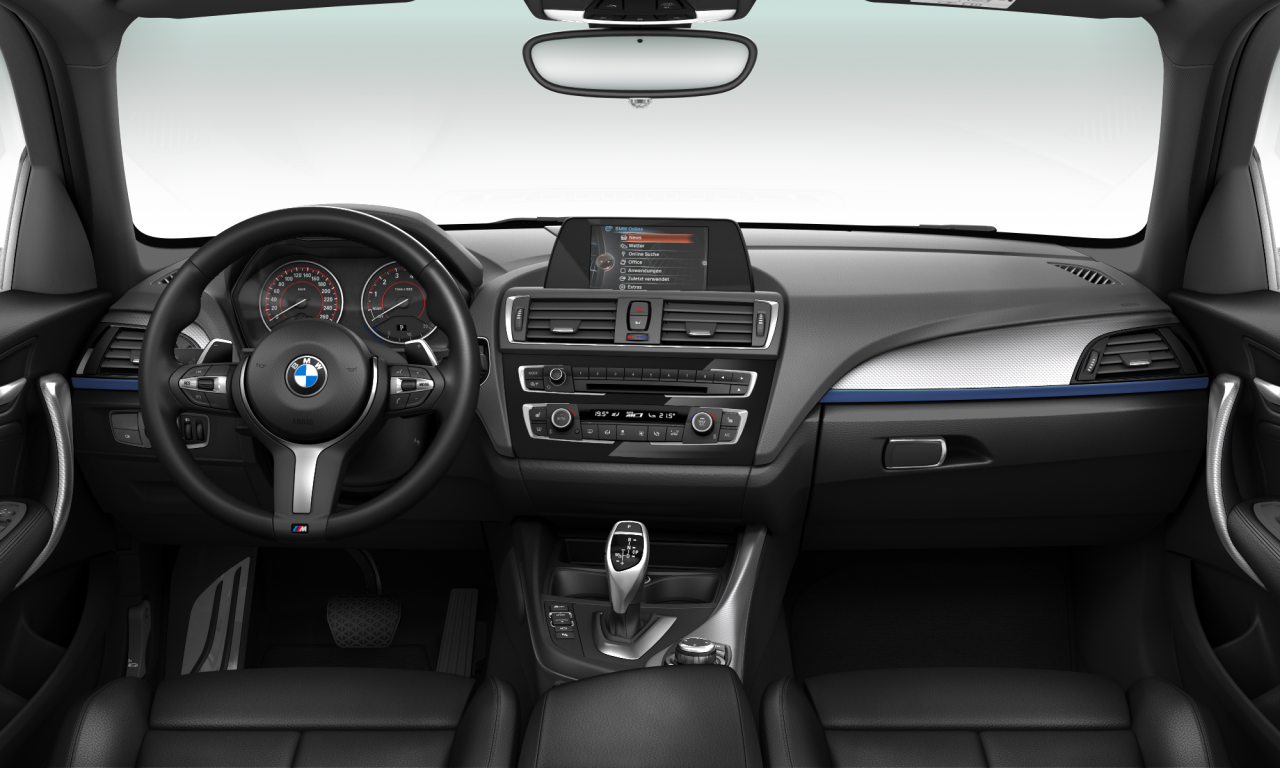 Interior of BMW M135i (F20 (MUE)), VIN WBA1V120905D81391