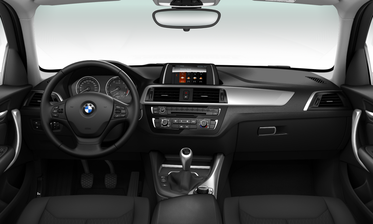 Interior of BMW 116d (F20 (MUE)), VIN WBA1V710005K77549