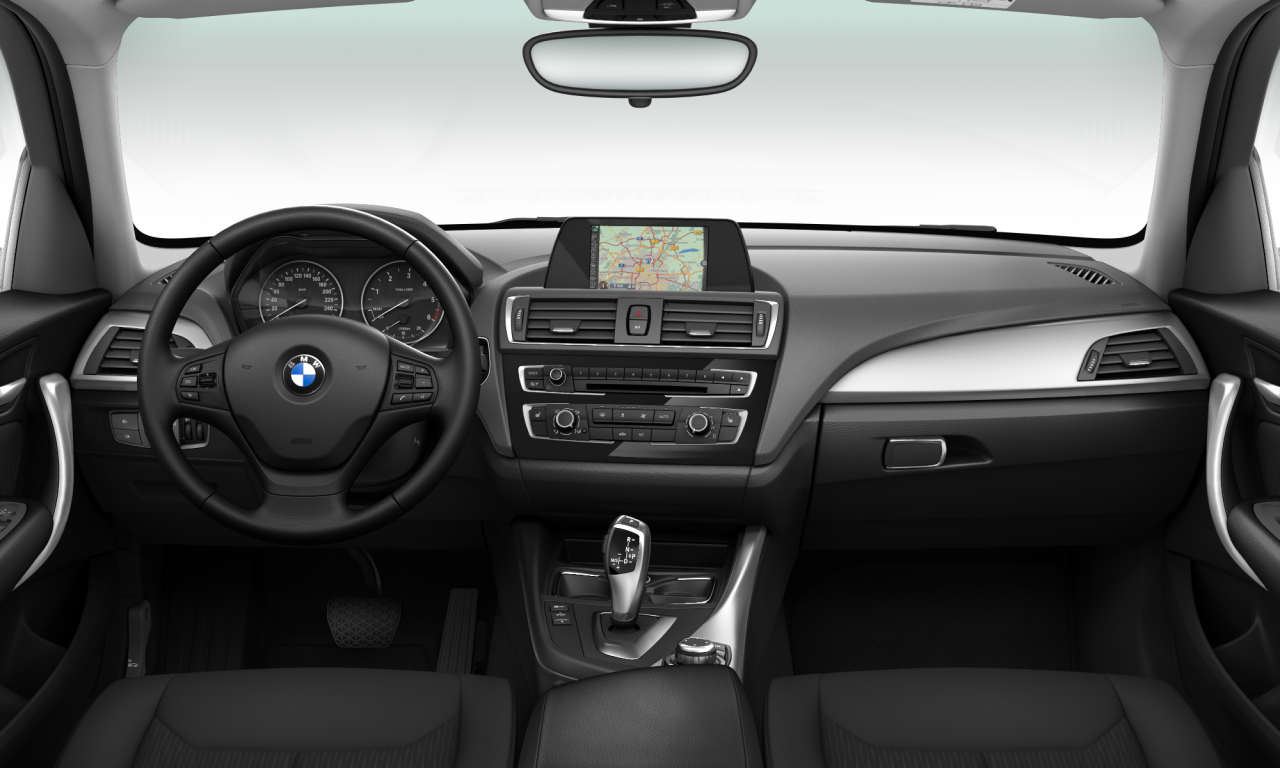 Interior of BMW 116d (F20 (MUE)), VIN WBA1V71010V619154