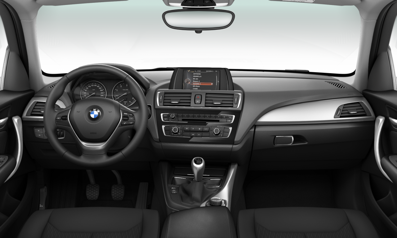 Interior of BMW 116d (F20 (MUE)), VIN WBA1V71020V616974