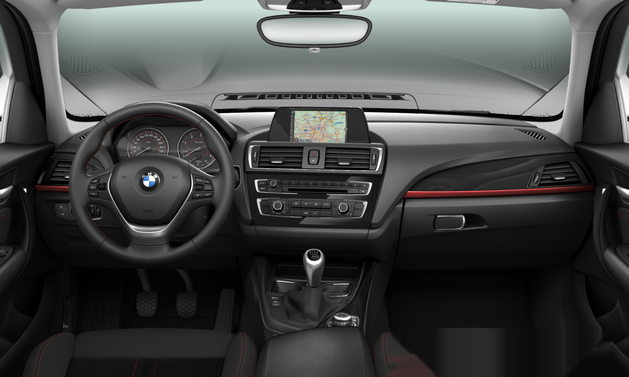 Interior of BMW 116d (F20 (MUE)), VIN WBA1V720605C19222