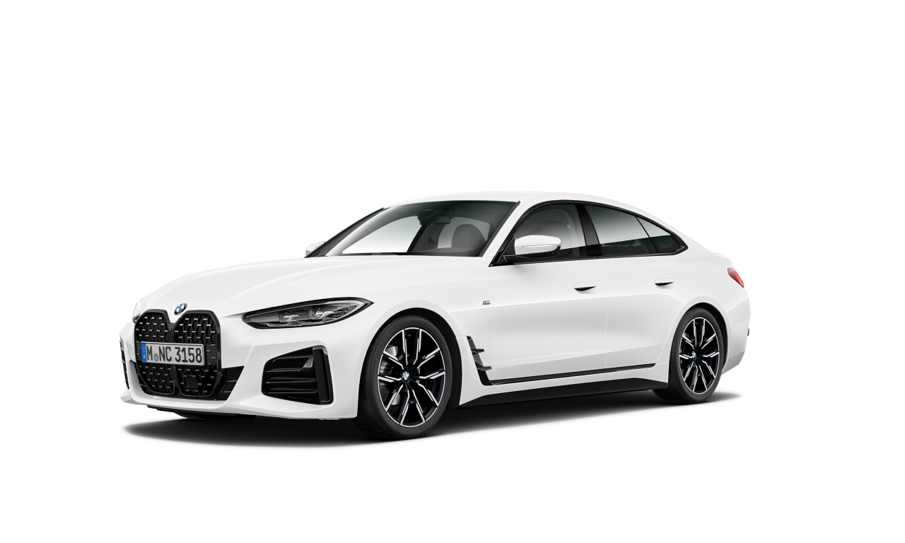 Exterior of 2022 BMW 420d (G26), VIN WBA21AX0X0FM66398