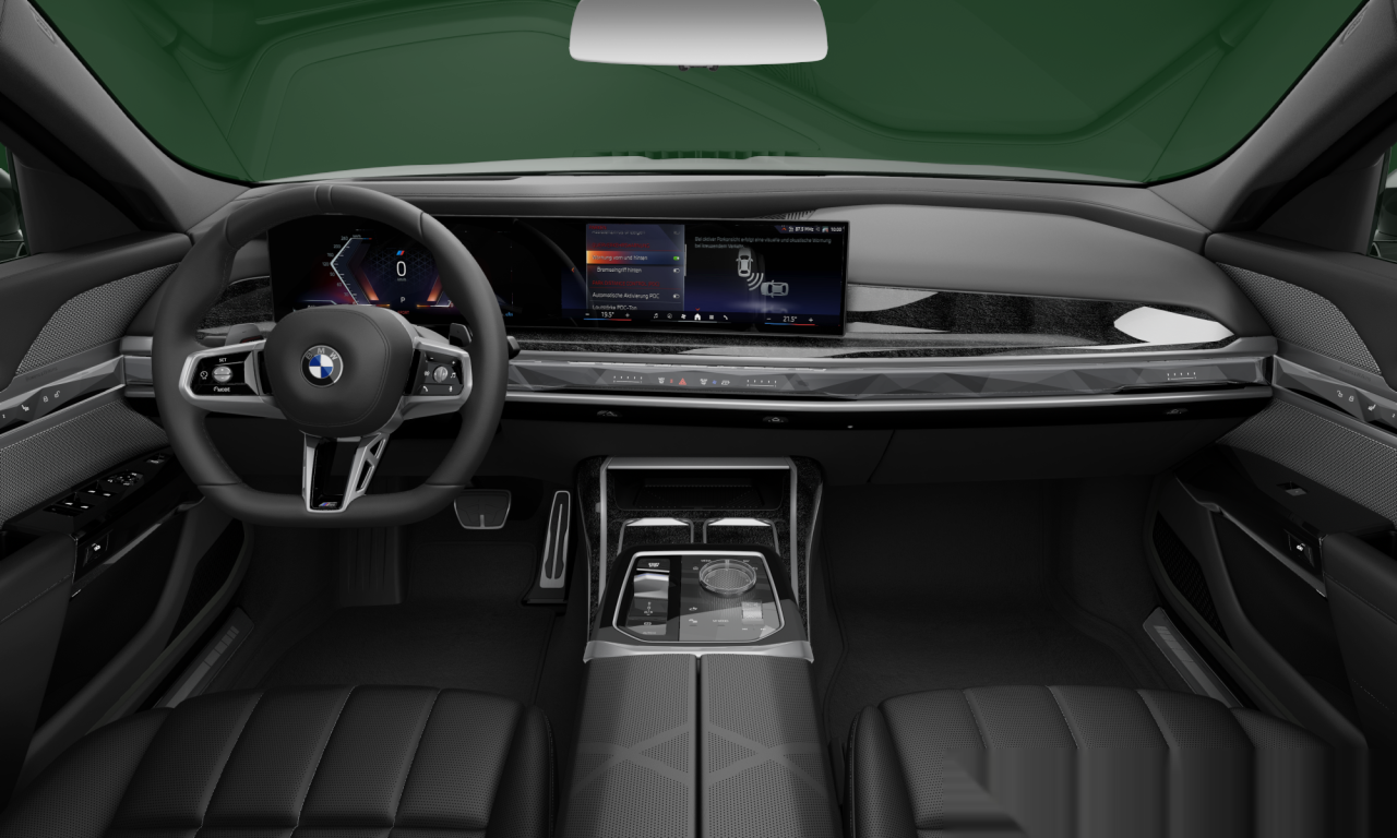 Interior of BMW 740d xDrive (G70), VIN WBA21EJ010CW76258