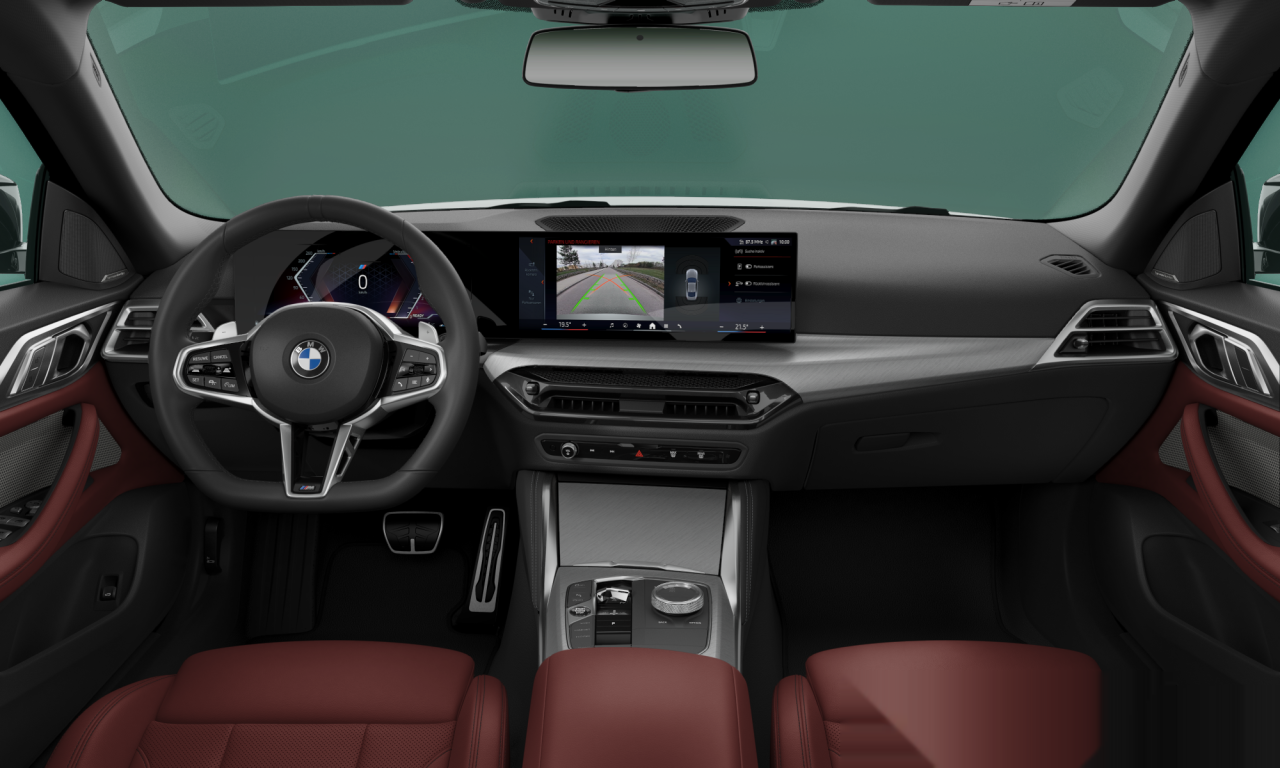 Interior of BMW 420i (G26 (MUE)), VIN WBA21HC00TFV97083