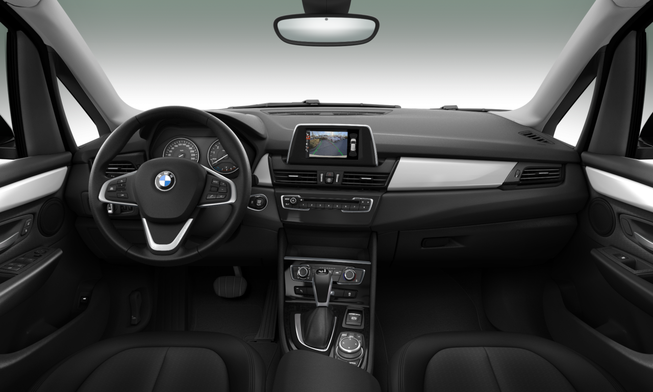 Interior of BMW 218i (F45), VIN WBA2A32090V464666