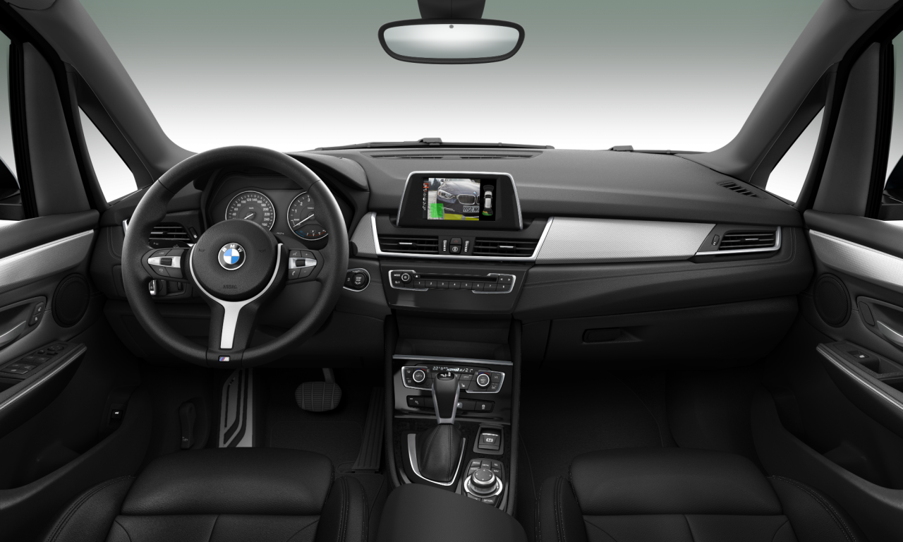 Interior of BMW 220i (F45), VIN WBA2A52090V494505