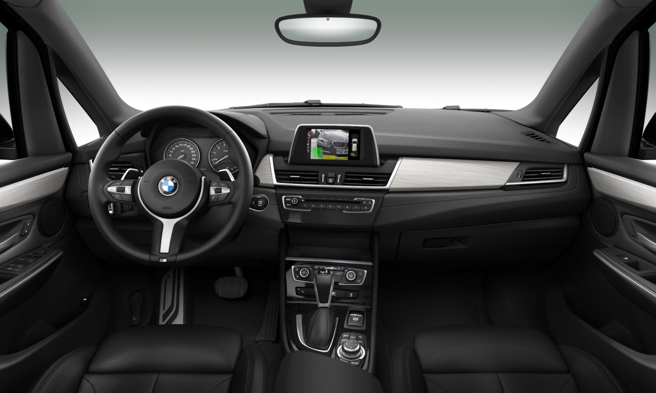 Interior of BMW 225i (F45), VIN WBA2A72030VZ90170