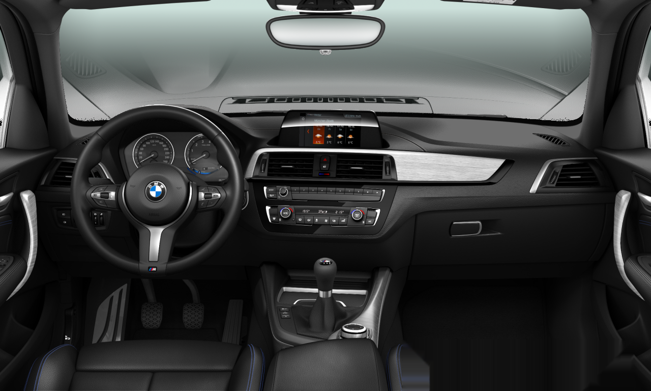 Interior of BMW 116i (F20 (MUE)), VIN WBA2R110405K89905