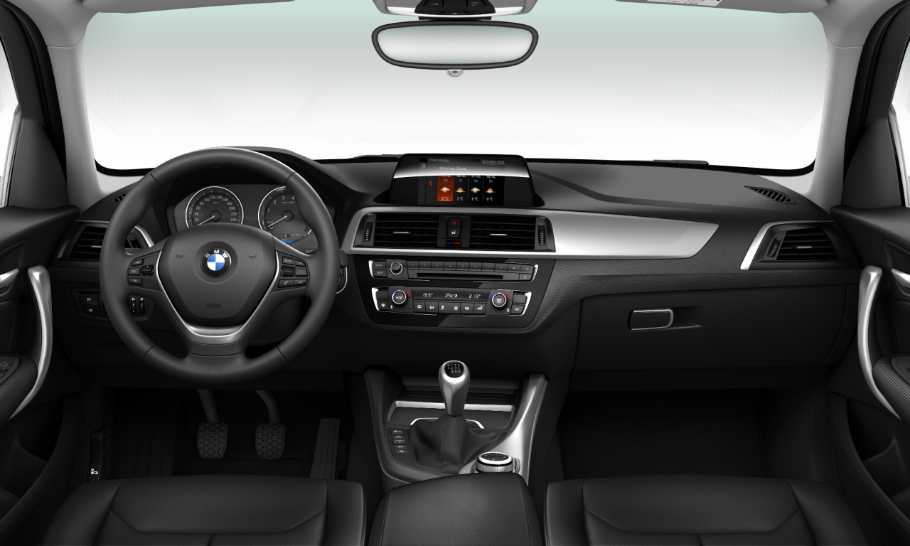 Interior of BMW 116i (F20 (MUE)), VIN WBA2R110707A86949