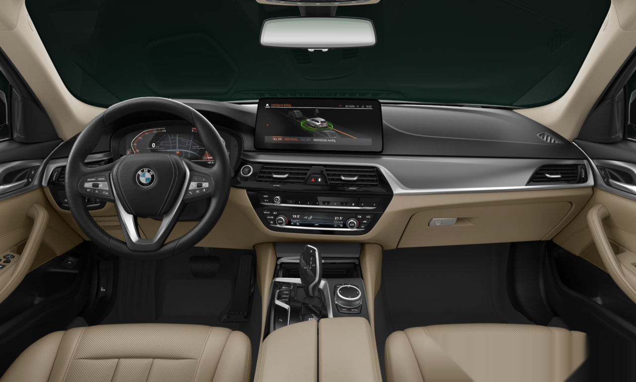 Interior of BMW 520d (G31 (MUE)), VIN WBA31BN070CH27245