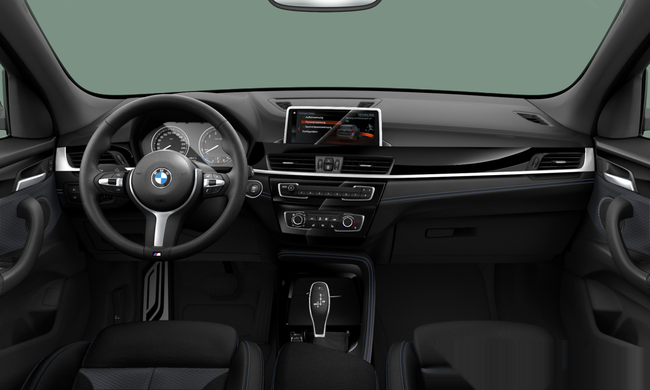 Interior of BMW X1 sDrive18i (F48 (MUE)), VIN WBA32AA0505P61490