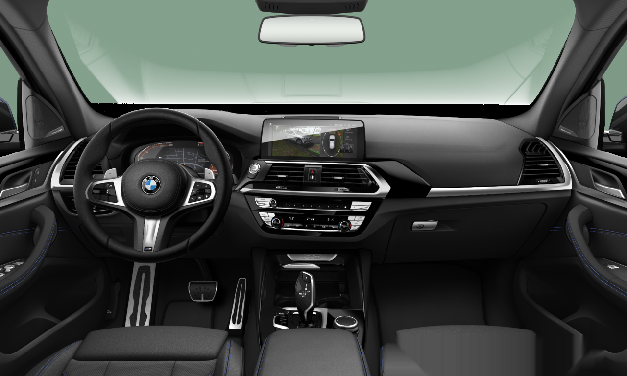 Interior of BMW X3 xDrive20d (G01), VIN WBA35BG010N086614