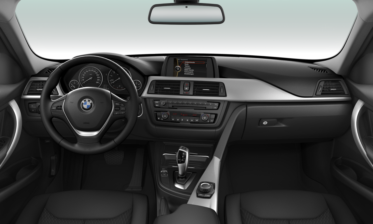 Interior of BMW 316i (F30), VIN WBA3A1106CJ600533