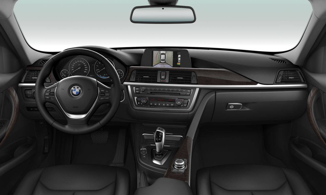 Interior of BMW 316i (F30), VIN WBA3A16020NS38794