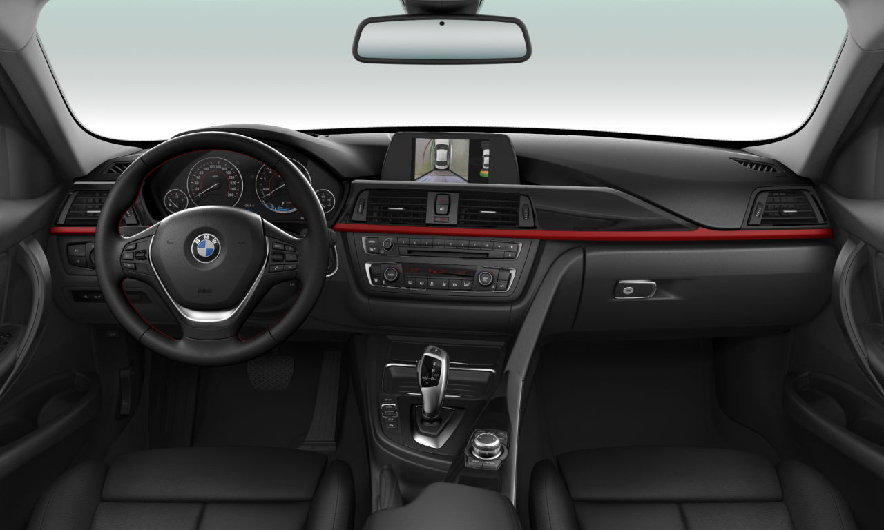 Interior of BMW 316i (F30), VIN WBA3A16030NT49239