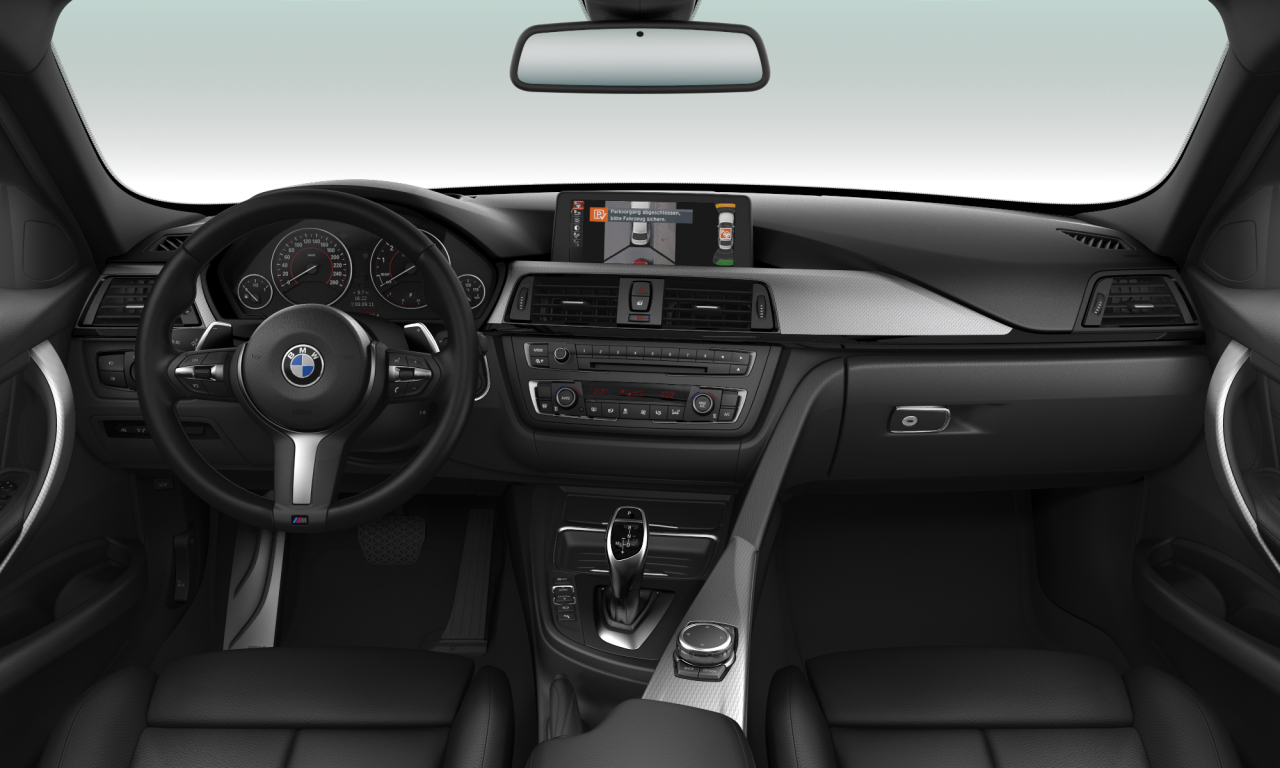 Interior of BMW 328i (F30), VIN WBA3A56000NR06843