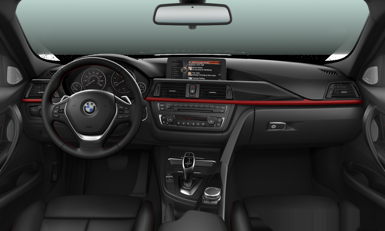 Interior of BMW 335i (F30), VIN WBA3A9G53ENS64787