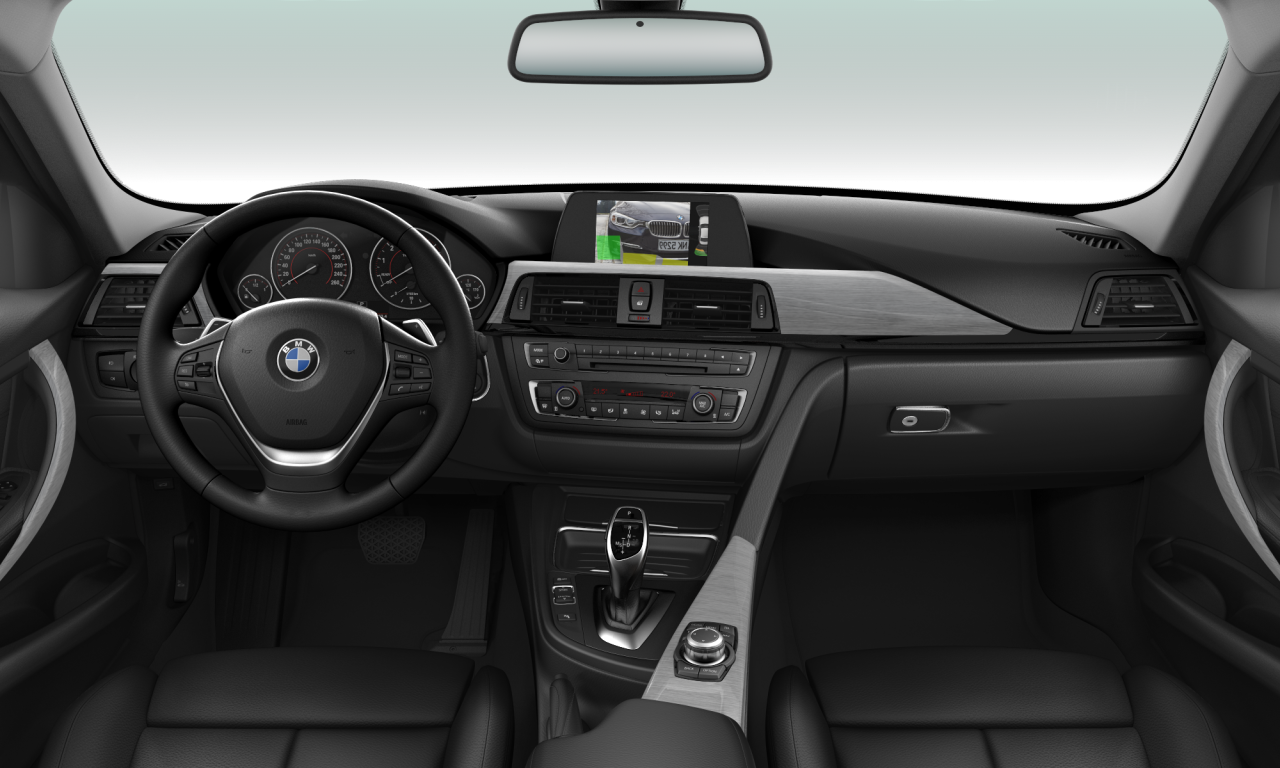 Interior of BMW 320i (F30), VIN WBA3B16030NS56525