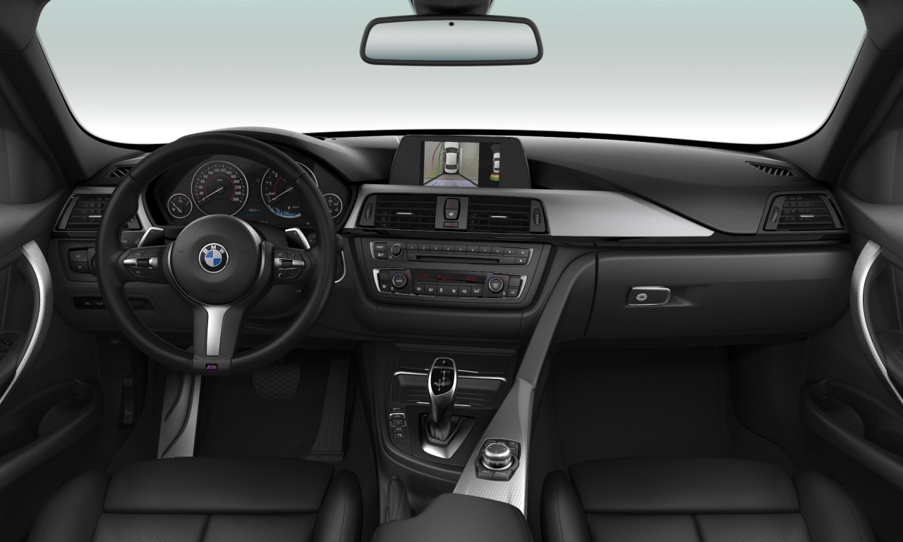 Interior of BMW 320i (F30), VIN WBA3B16090NS61728