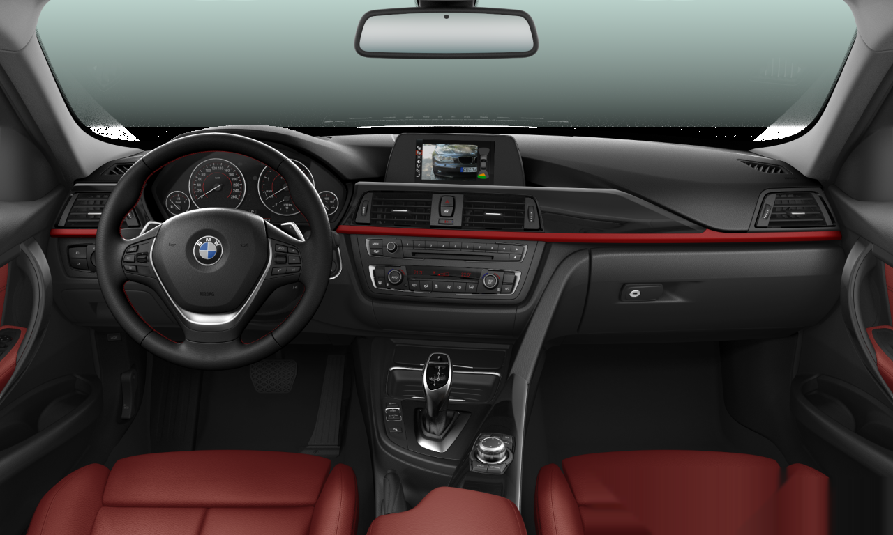 Interior of BMW 320d (F30), VIN WBA3D36060NP70391