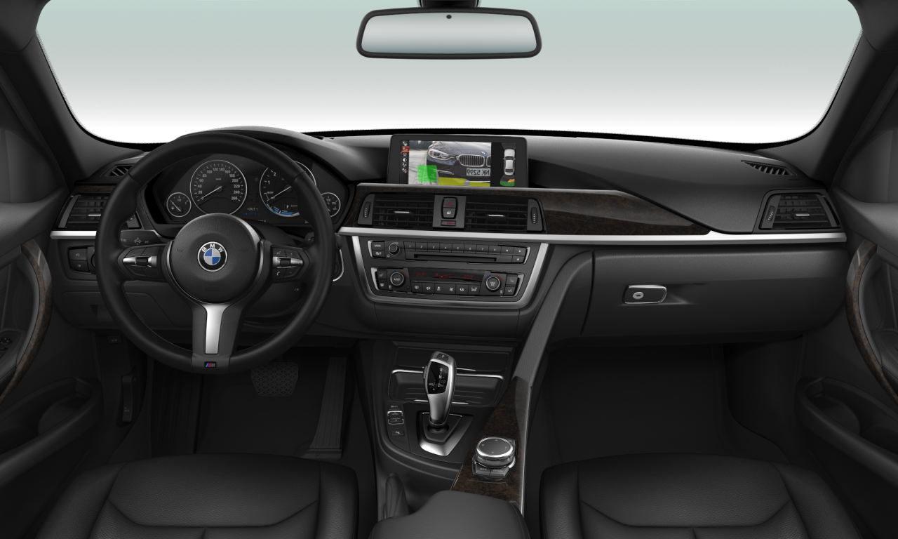 Interior of 2015 BMW 320i EfficientDynamics Edition (F30), VIN WBA3J91040P985419