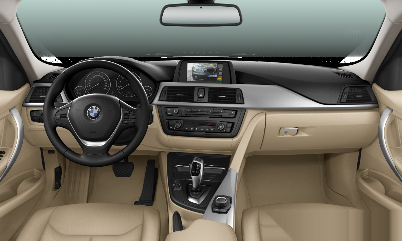 Interior of BMW 320i EfficientDynamics Edition (F30), VIN WBA3J9107EJ997493