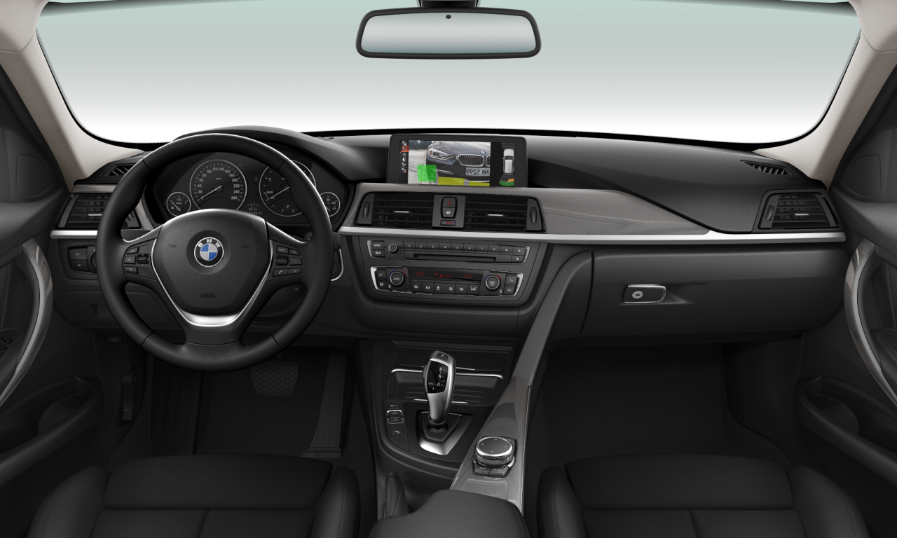 Interior of BMW 320d xDrive (F31), VIN WBA3K5103EK306590