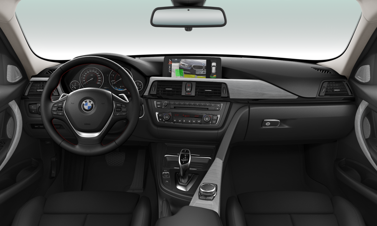 Interior of BMW 320d xDrive (F31), VIN WBA3K51070K310523