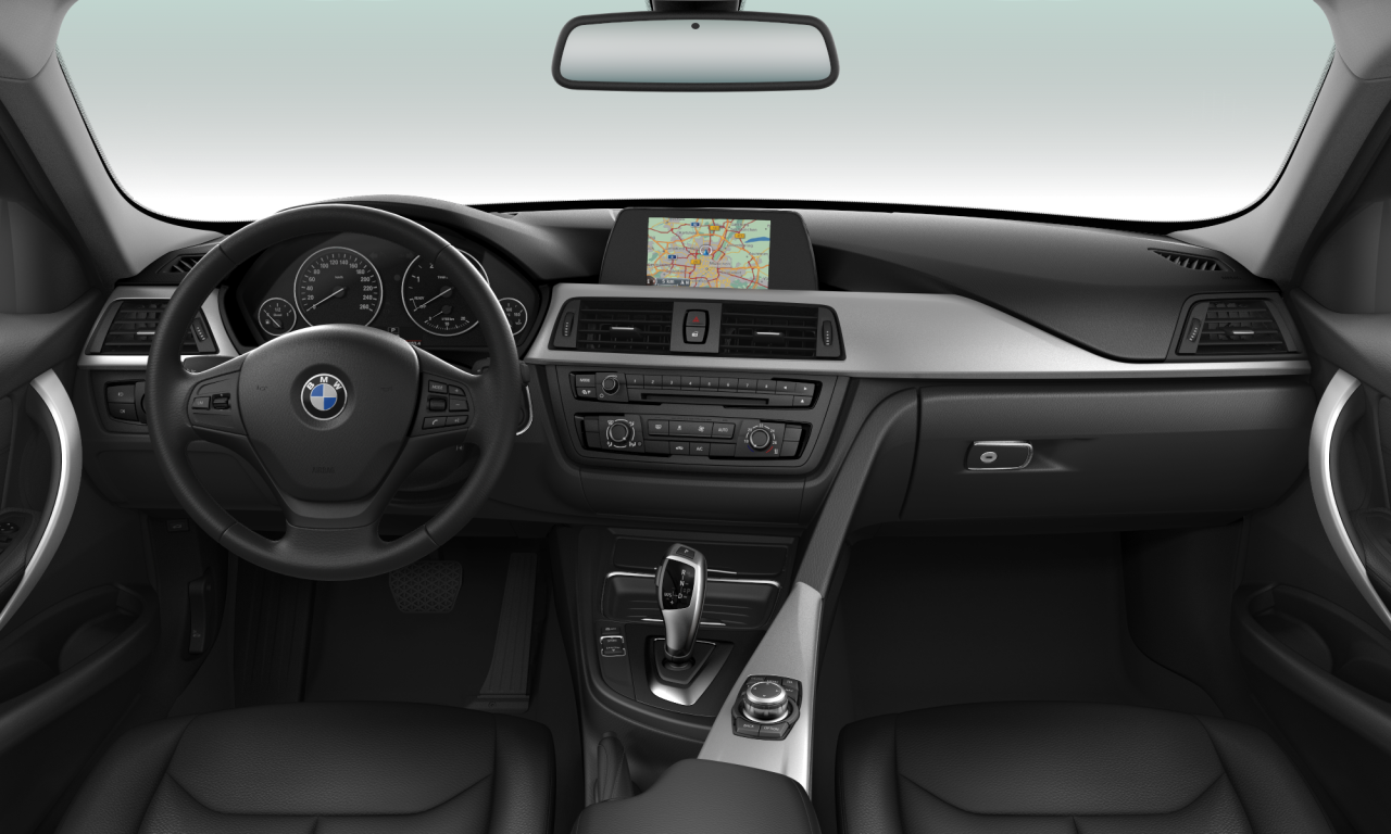 Interior of BMW 320d xDrive (F31), VIN WBA3K51070K430161