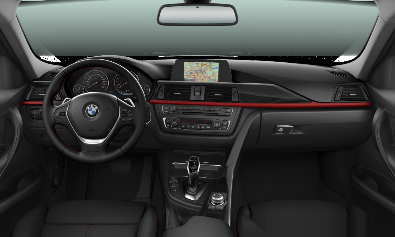 Interior of BMW 320d EfficientDynamics Edition (F31), VIN WBA3L11090K258463