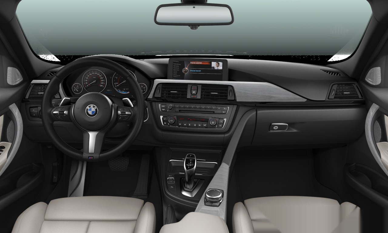 Interior of BMW 330d xDrive (F31), VIN WBA3L32070K399462
