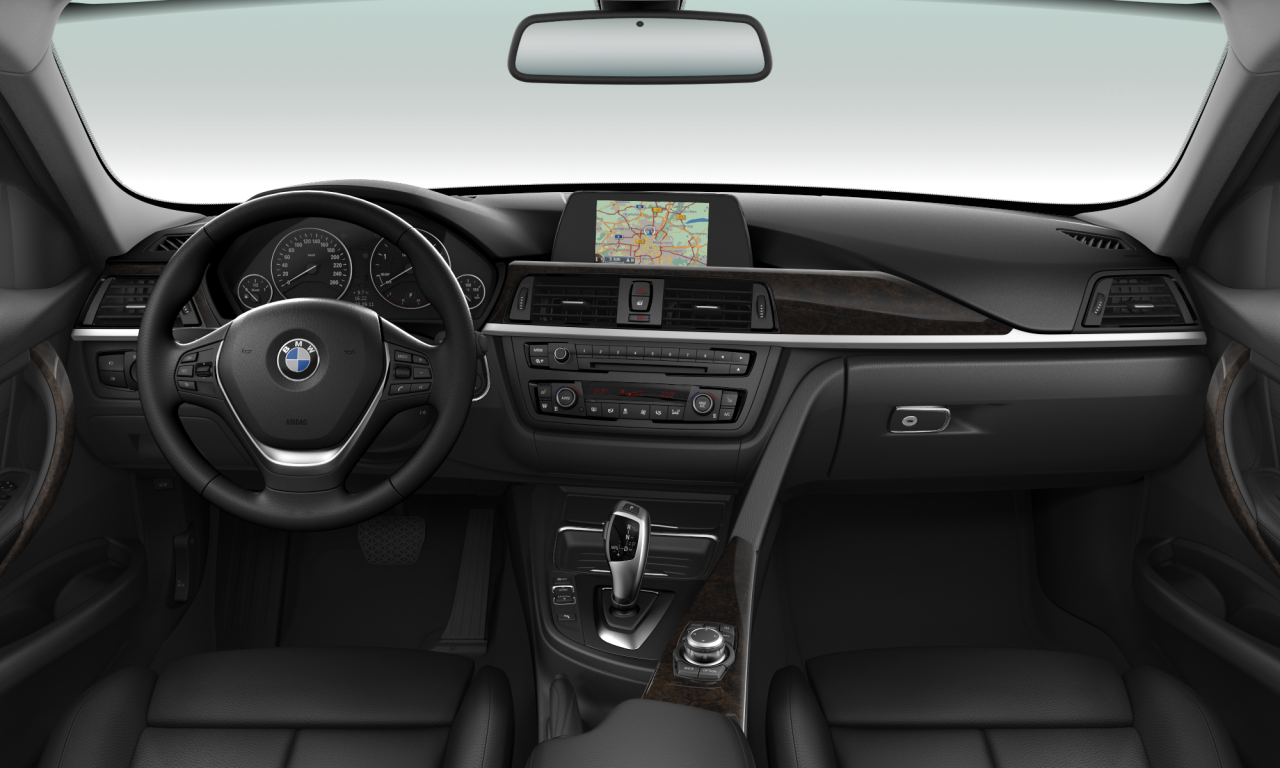 Interior of 2014 BMW 330d (F31), VIN WBA3L510X0F811539
