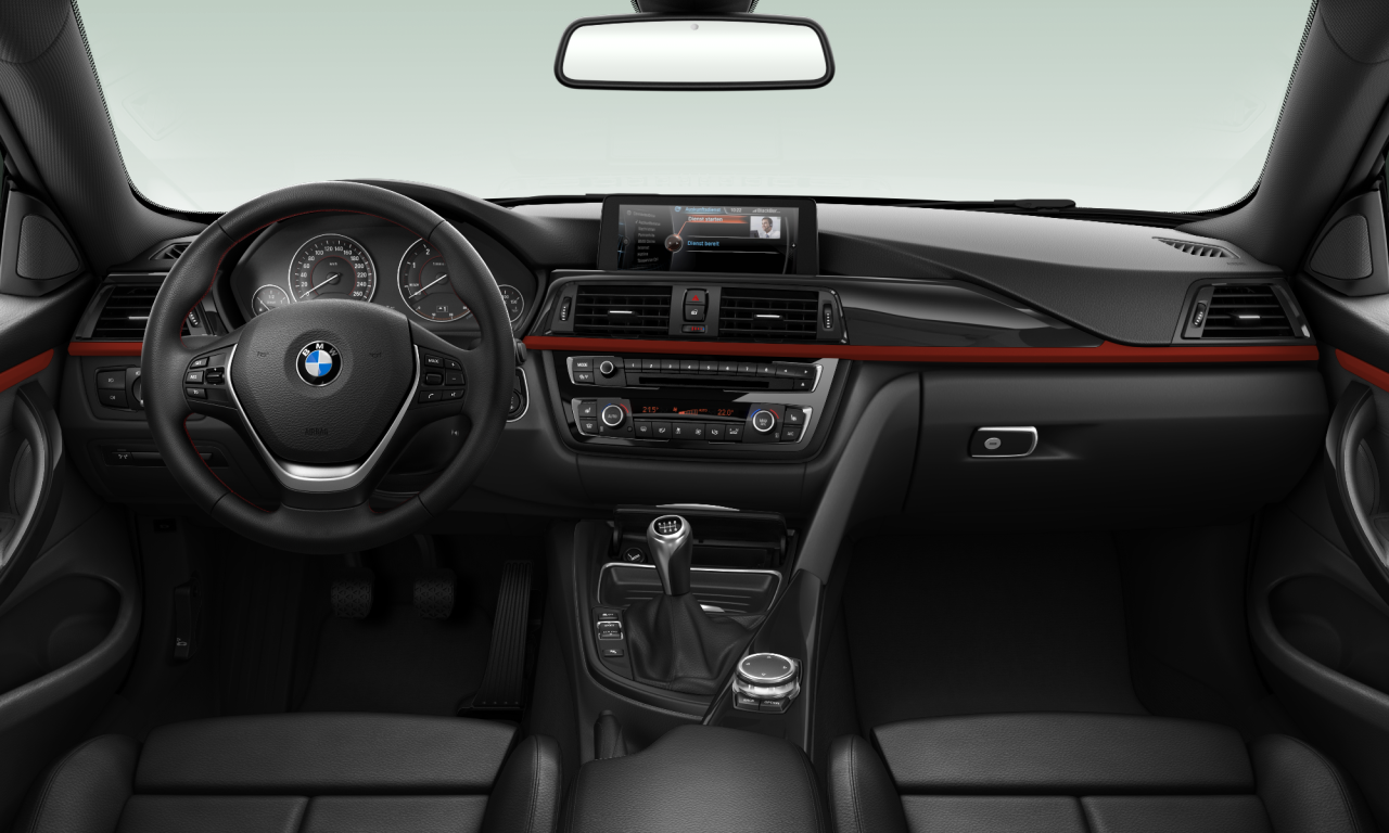 Interior of BMW 420d (F32), VIN WBA3P11050F780598
