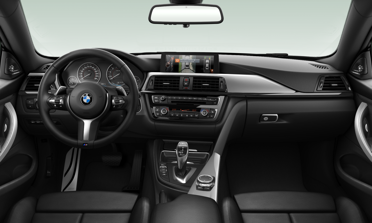 Interior of BMW 435i xDrive (F32), VIN WBA3R5C55FK372225