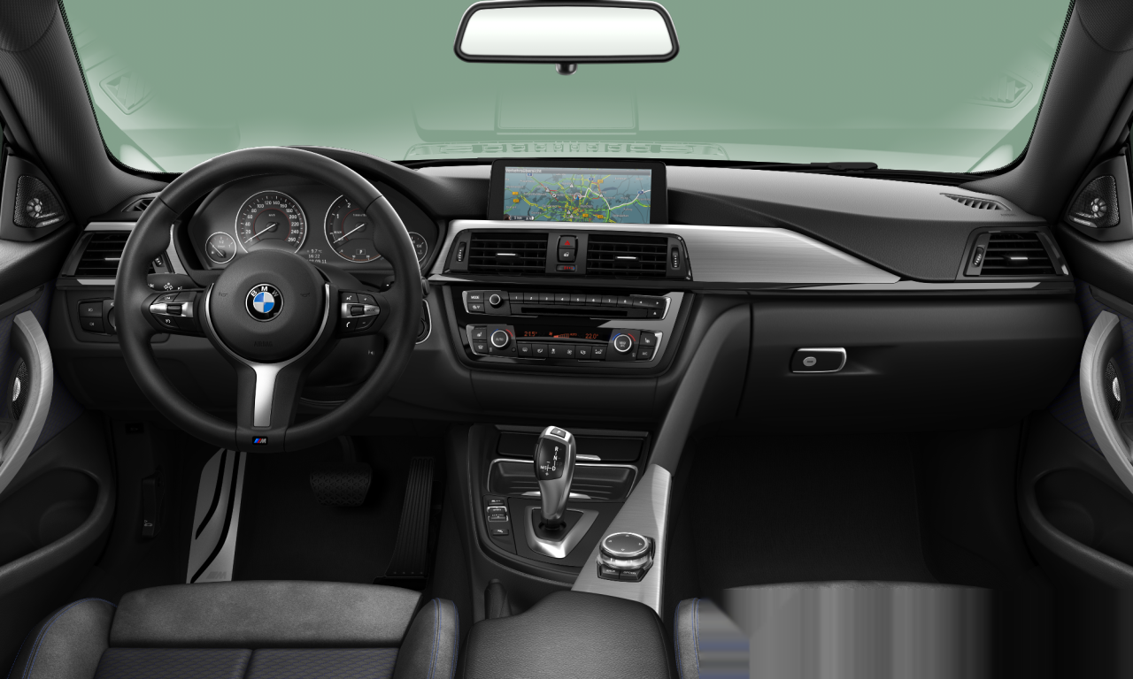 Interior of BMW 435d xDrive (F32), VIN WBA3S9106EK314013
