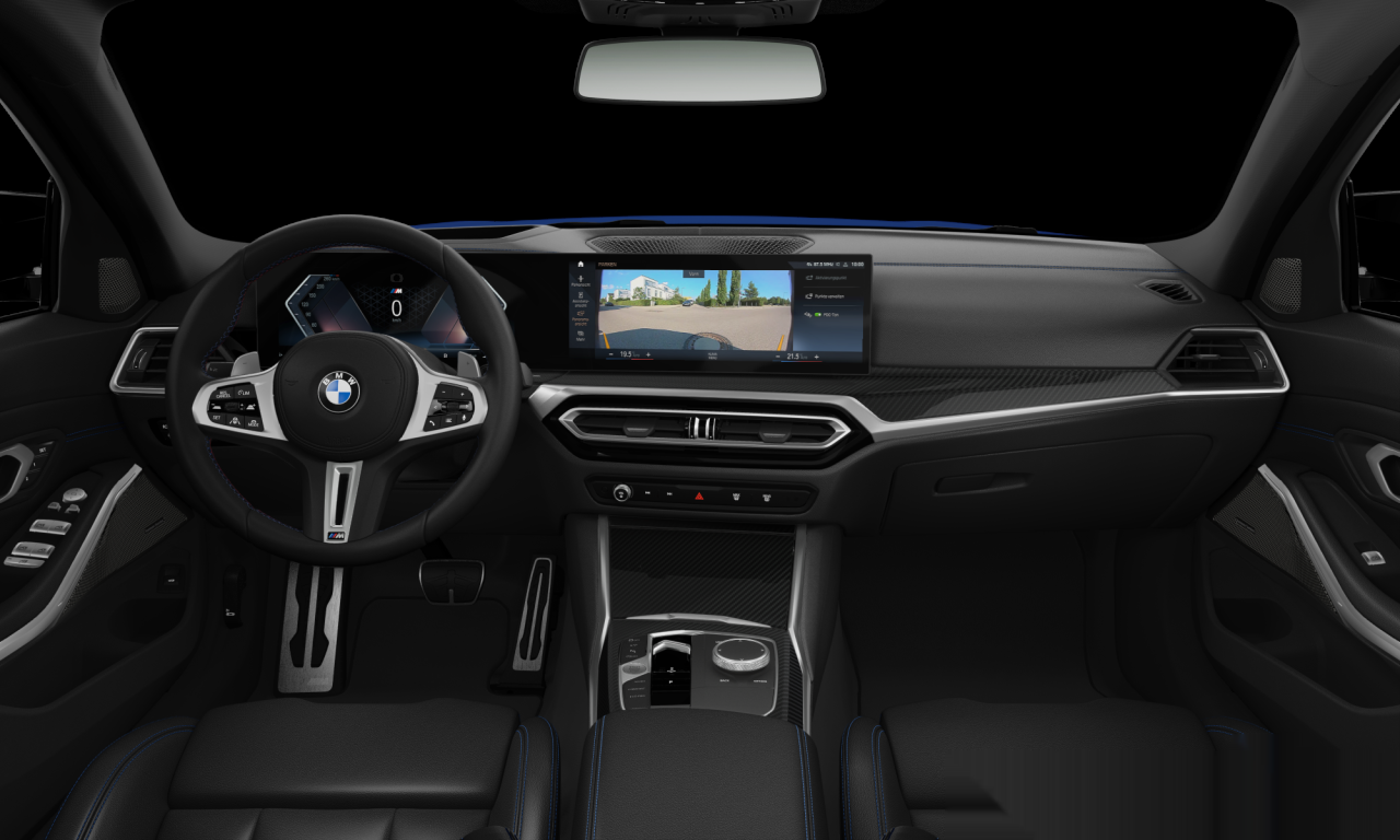Interior of BMW M340i xDrive (G20 (MUE)), VIN WBA40FF0X08D27065