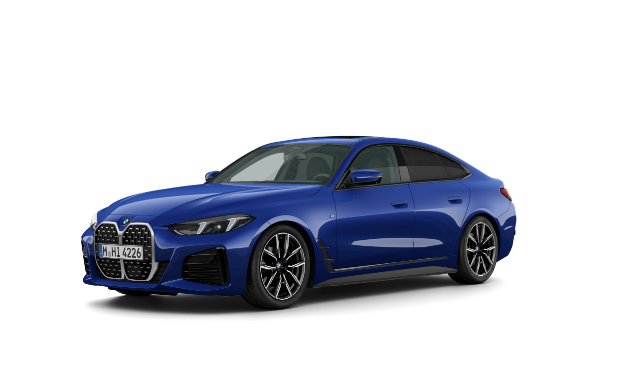 Exterior of BMW 430i xDrive (G26 (MUE)), VIN WBA41HC09SFU67634