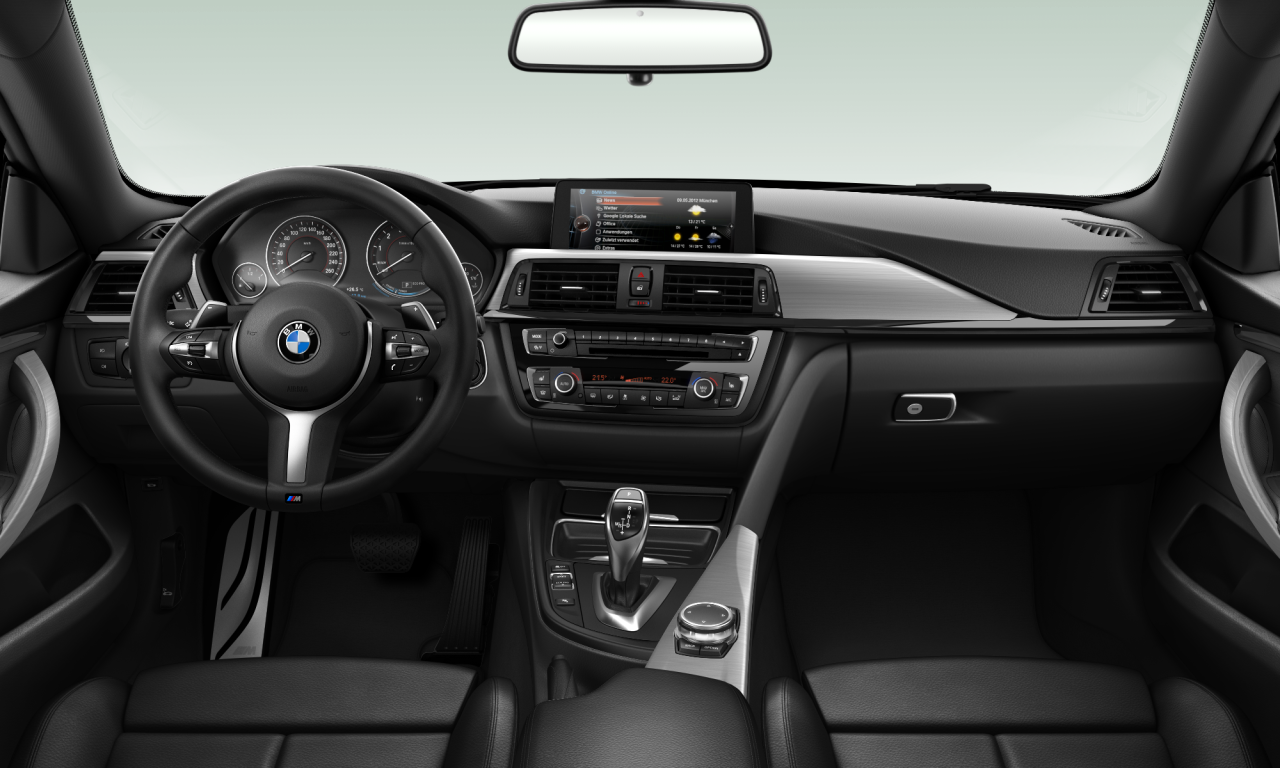 Interior of BMW 420i (F36), VIN WBA4A11060GF93373