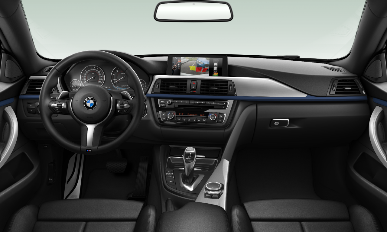 Interior of BMW 428i (F36), VIN WBA4A52000GA69335