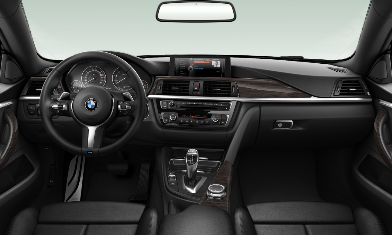 Interior of BMW 428i (F36), VIN WBA4A52050GT40435