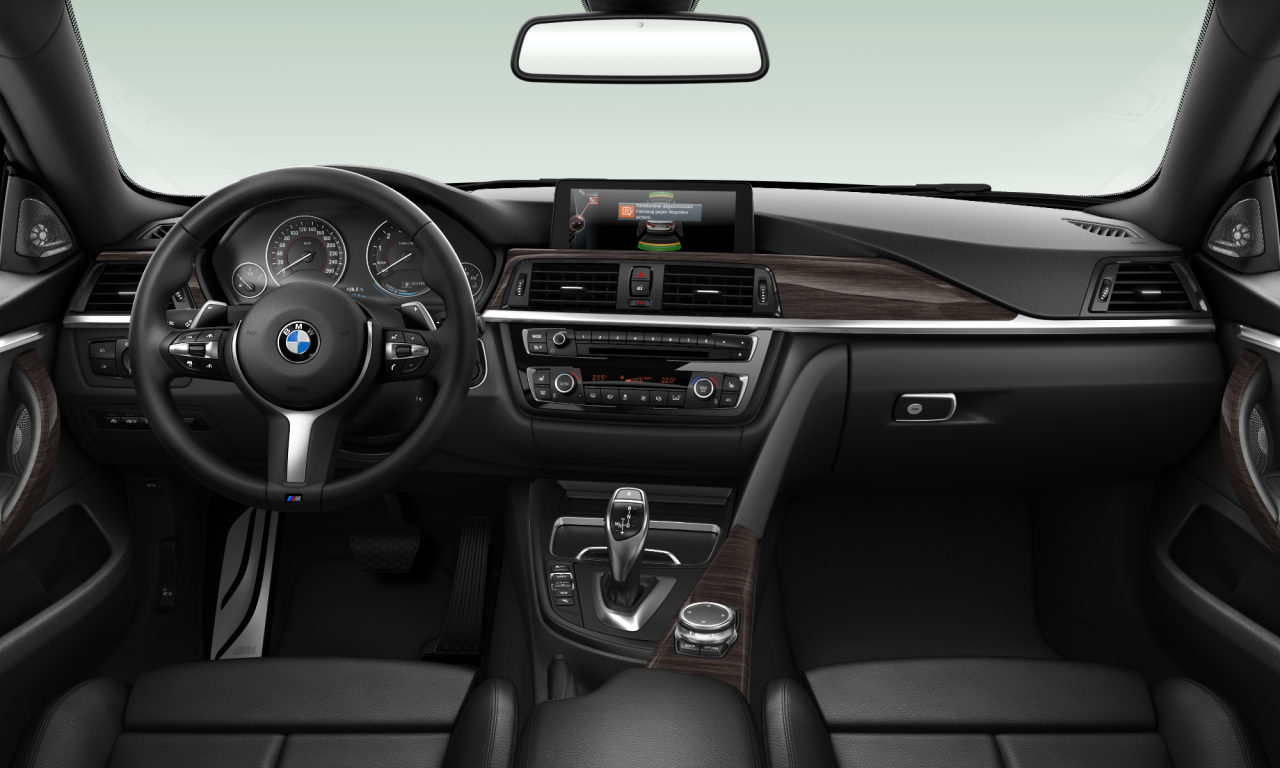 Interior of BMW 430i (F36), VIN WBA4D92000G385801