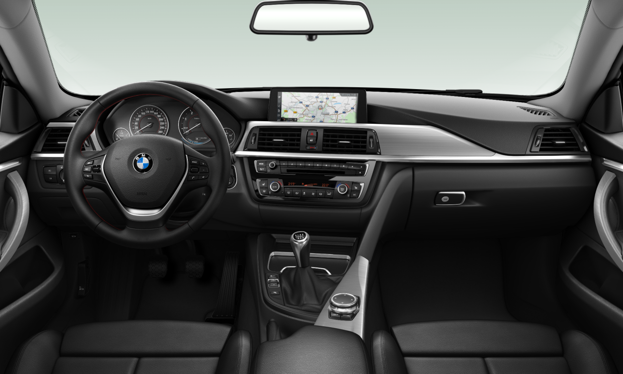 Interior of BMW 420d (F36), VIN WBA4E91090G391918