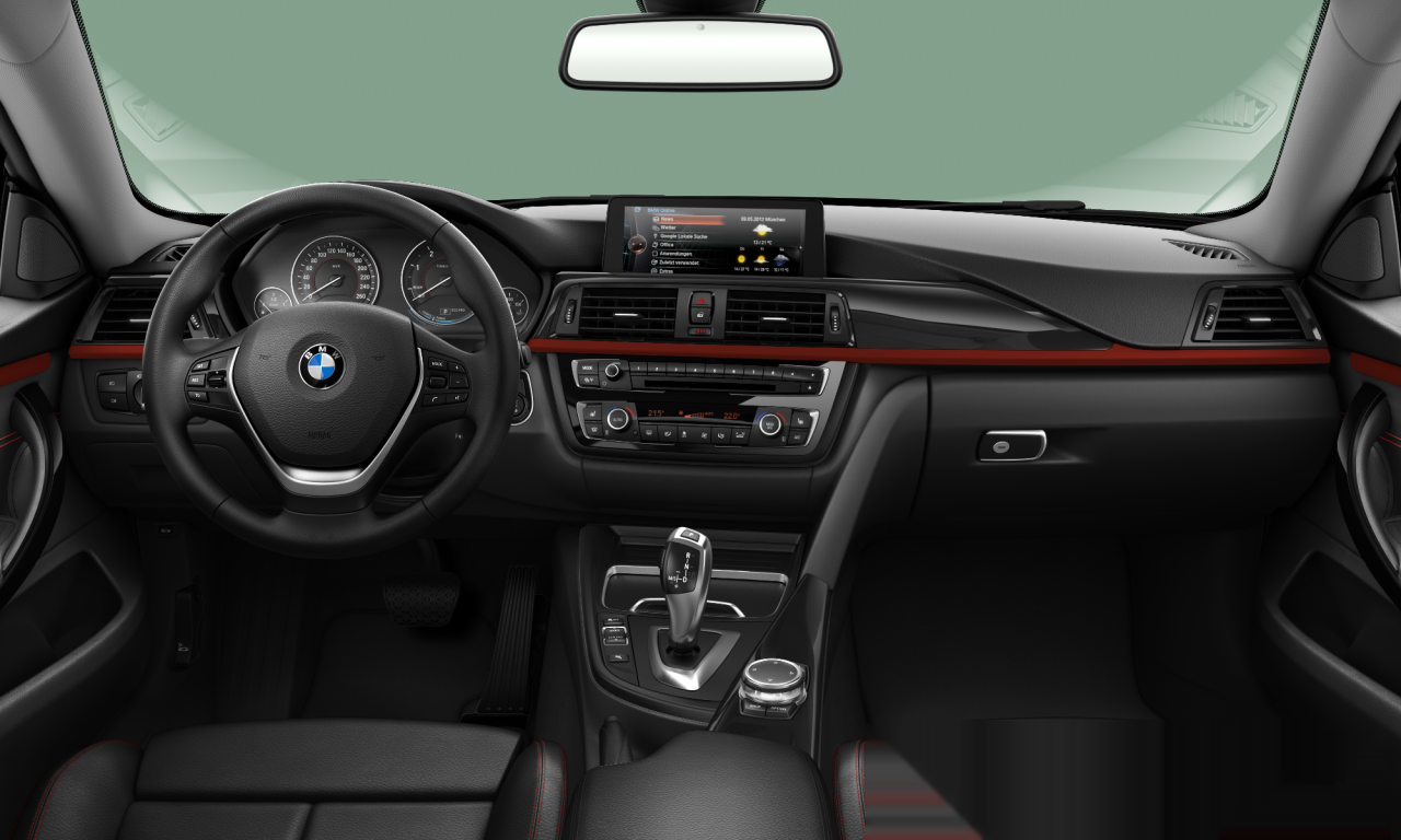 Interior of BMW 420d xDrive (F36), VIN WBA4F1106GG317056