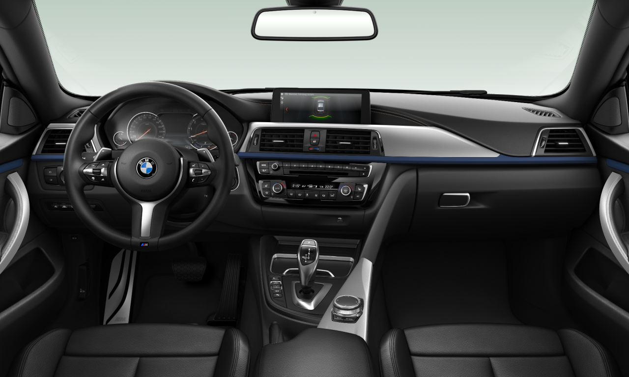 Interior of BMW 420i (F36 (MUE)), VIN WBA4H32020BX80917