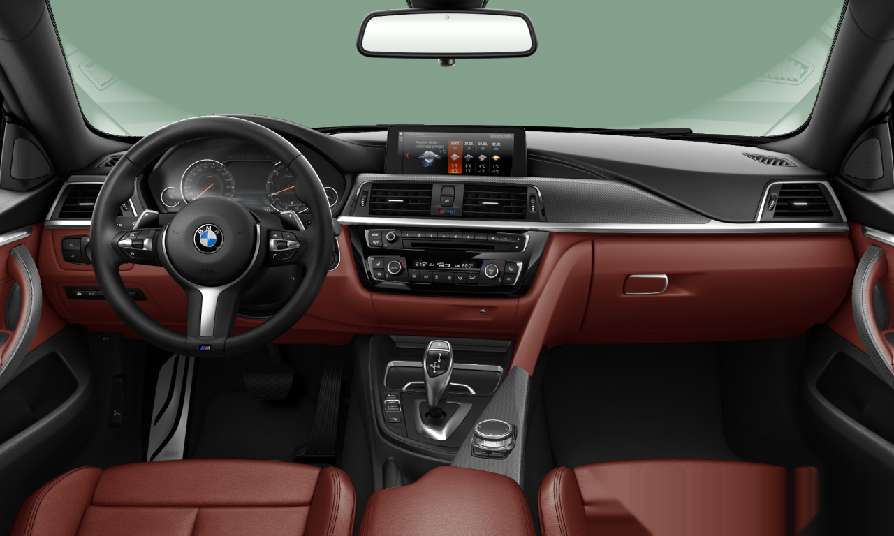 Interior of BMW 430i xDrive (F36 (MUE)), VIN WBA4J3C0XLCD77319