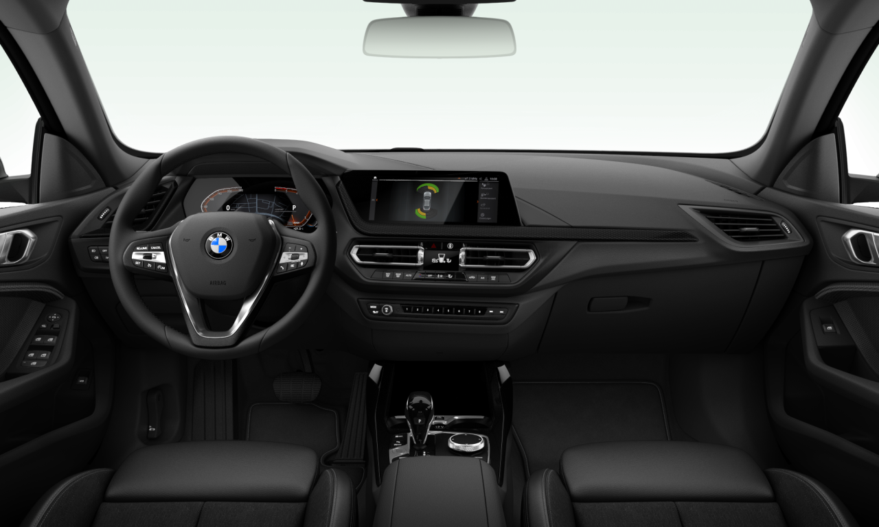 Interior of BMW 220d (F44), VIN WBA51AM0807J16151